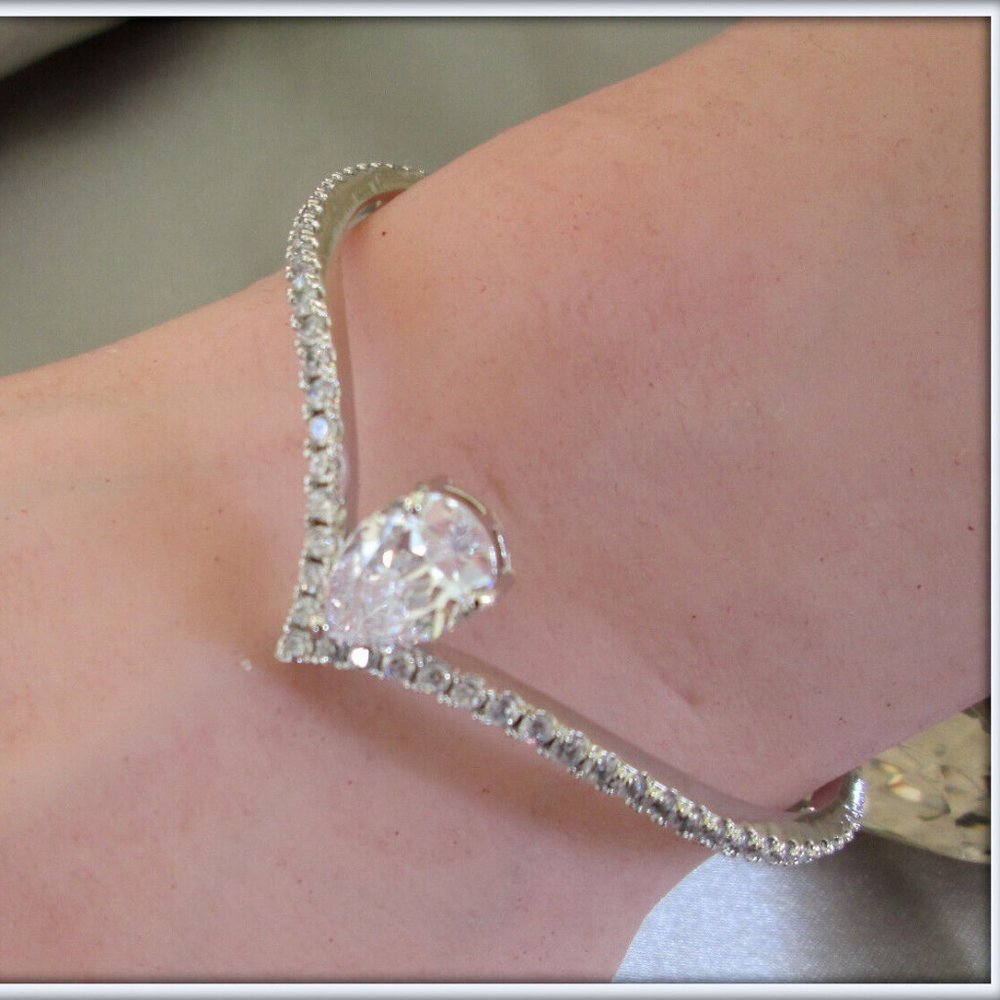 12k lab diamond Bangles Trendy 18k gold filled Fine Jewellery Luxury